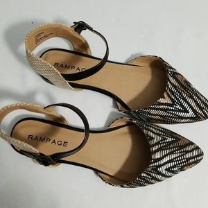 Rampage Corrinna Black & Creme Shoes 110120-5S1